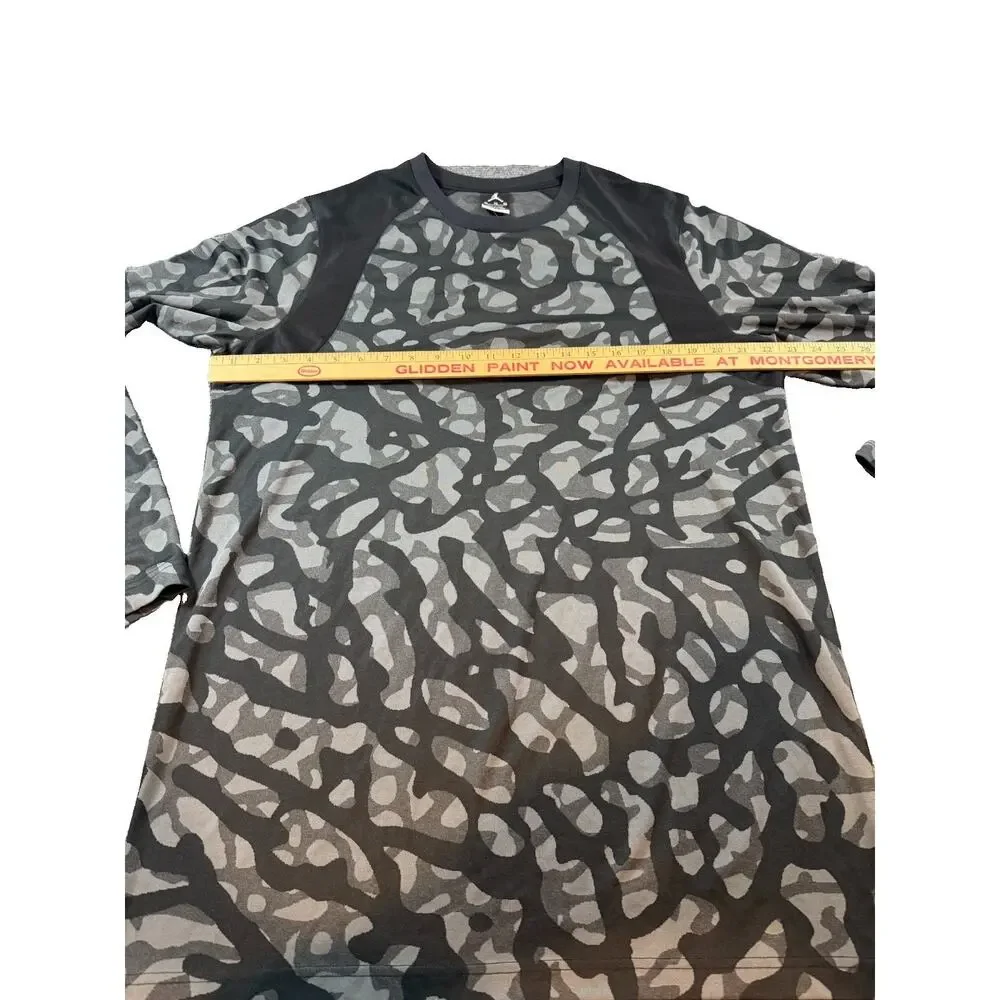 Jordan Dri-FIT Shirt Men’s XL Black Gray Camo Long Sleeve Jumpman 706721-010 NWT